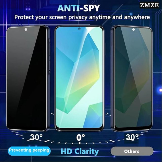 2 Stück Anti-Spy Datenschutz Panzerglas für Huawei Pura 70 80 Mate 20X und P Smart Z Displayschutzfolien transparent - Bild 1