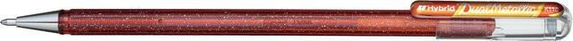 Pentel Gelstift Glitzer Dual in Orange und Metallic-Gelb - Bild 1