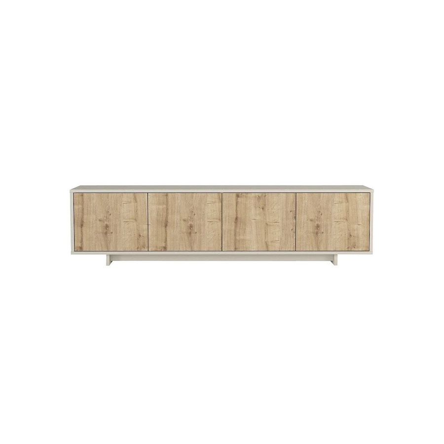 Vente-unique TV-Board Zefyna Modern in Beige Naturfarben Hell, Breite: 180 cm - Bild 2