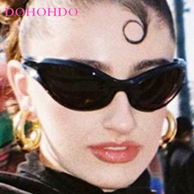 DOHOHDO Sonnenbrille Cyberpunk, Vollrand, Kunststoff, Unisex, black - Bild 2