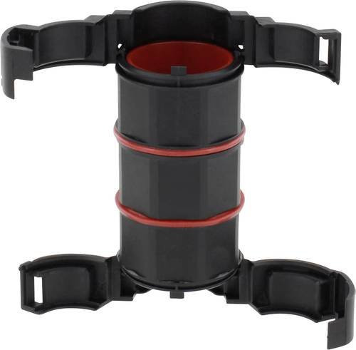 Wiska Wellrohradapter BFC-12-12-BK Gerade in Schwarz - Bild 1