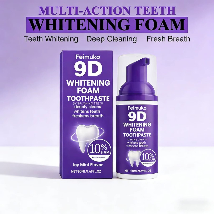 Oralhoe Whitening Foam Zahnpasta, 10% Hydroxyapatit - Bild 3