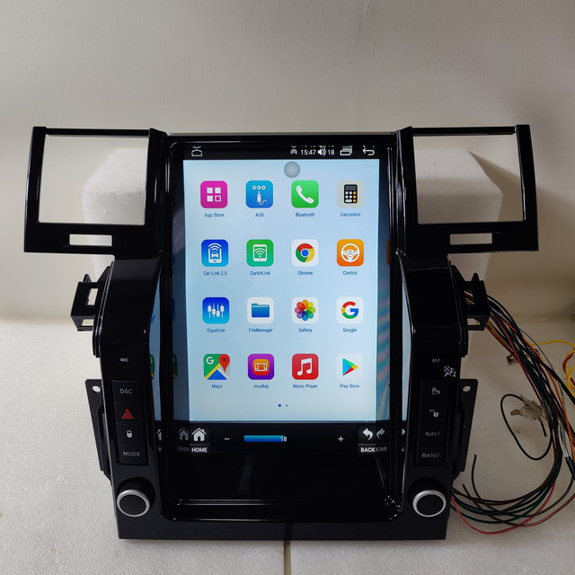 YANFU Android 13 Autoradio für Land Rover Range Sport L320 2005-2009 mit Carplay, GPS Navigation, Touchscreen und DSP, Schwarz - Bild 1