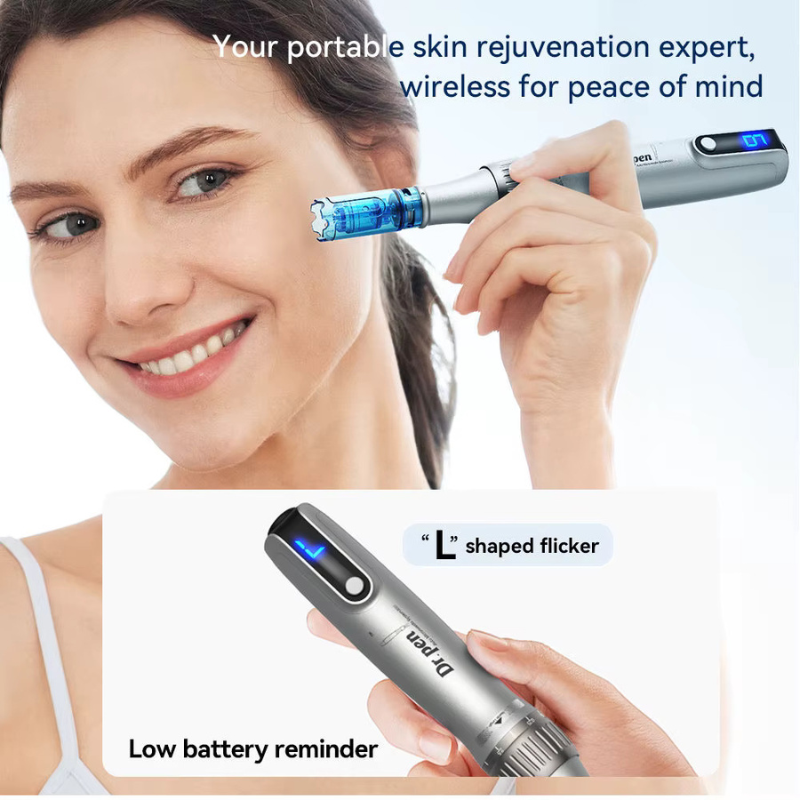 Dr. Pen Neuer Derma Pen Smart M8S Microneedling-Gerät, 10 Nadelkartuschen - Bild 3