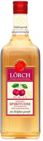 Lörch Kirschwasser, im Holzfass gereift, Obst- & Kräuterbrand, 0,7 l