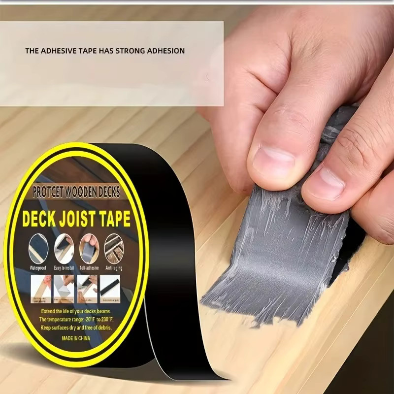 QHSPE Schwarzes Deck-Ticketband mit Butylklebstoff, wasserdicht, korrosionsbeständig und hochtemperaturbeständig - Bild 2
