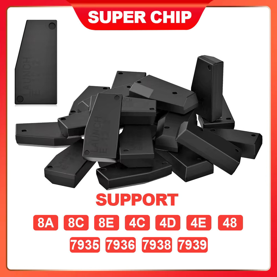 LAUNCH Super Chip für X431 Schlüsselprogrammierer und Fernbedienungshersteller in Schwarz – Unterstützt 8A, 8C, 8E, 4C, 4D, 4E, 48, 7935, 7936, 7938, 7939, 11/12/13 - Bild 2