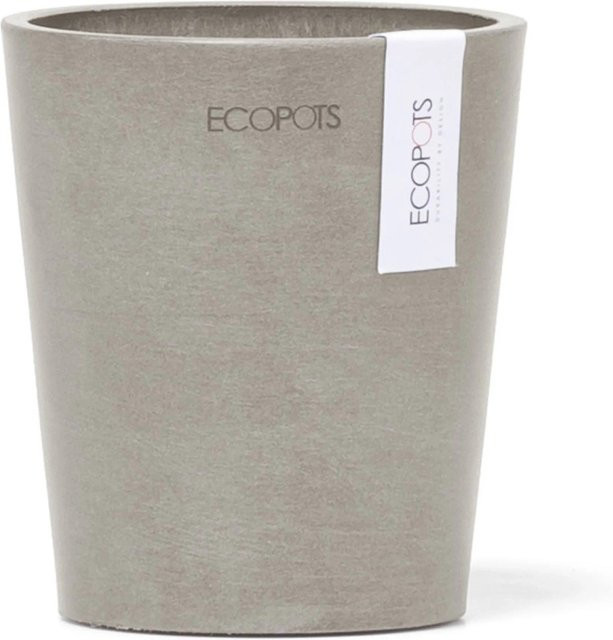 Ecopots Pflanztopf Morinda Braungrau B: 11 cm, H: 12,4 cm - Bild 1