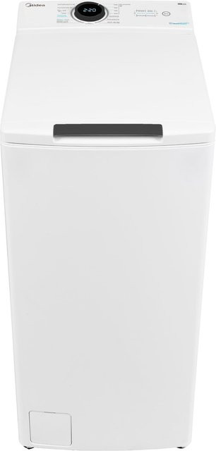 Midea Waschmaschine Toplader MF100T80B-13A in Weiß mit 8 kg Kapazität, 1300 U/min und Aquastop - Bild 1