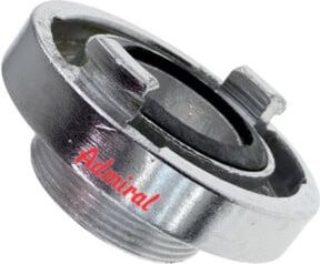 Admiral Storz-C AG Kupplung aus Aluminium in Silber, 1 1/4 Zoll x 34 mm - Bild 1