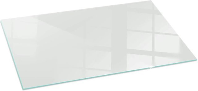 Tulup Glasplatte für Kamin in Grau, Rechteck, B: 140 cm, T: 70 cm - Bild 1