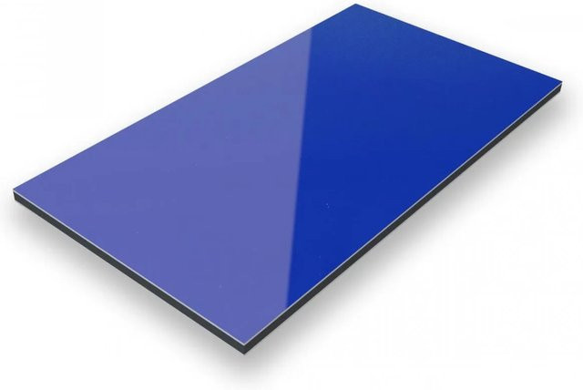 Aluverbund24 Aluminiumverbundplatte Nachtblau RAL 5022, Dicke: 3 mm, Breite: 50 cm, Länge: 100 cm - Bild 1