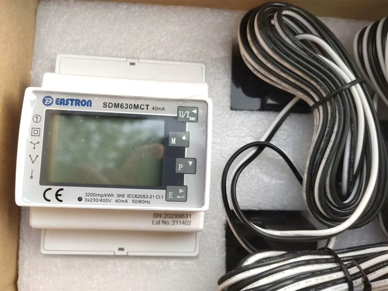 DeYe Smart Meter SDM630MCT Eastron Anti-Reverse-Durchfluss-Energiezähler für Photovoltaik-Stromerzeugung in Weiß - Bild 2