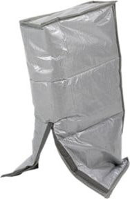 Grundfos Frostschutzhaube innen gefüttert in Silber mit Schleife - Bild 1