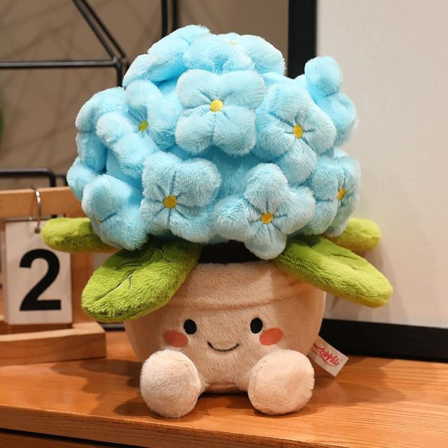 Yiran toy Hortensie Macrophylla, Plüschtier, 30cm, bunt/mehrfarbig - Bild 1