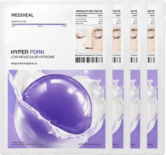MEDIHEAL Hyper PDRN Maske, 4x 35g, Unisex - Bild 1