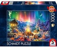 Schmidt Spiele Puzzle Lagerfeuerromantik unterm Sternenhimmel 1000 Teile - Bild 1