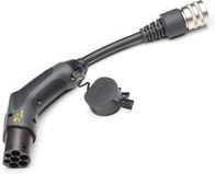 Sicherheitsadapter Juice Connector Typ 2 Ladestecker von Juice Technology in Schwarz - Bild 1