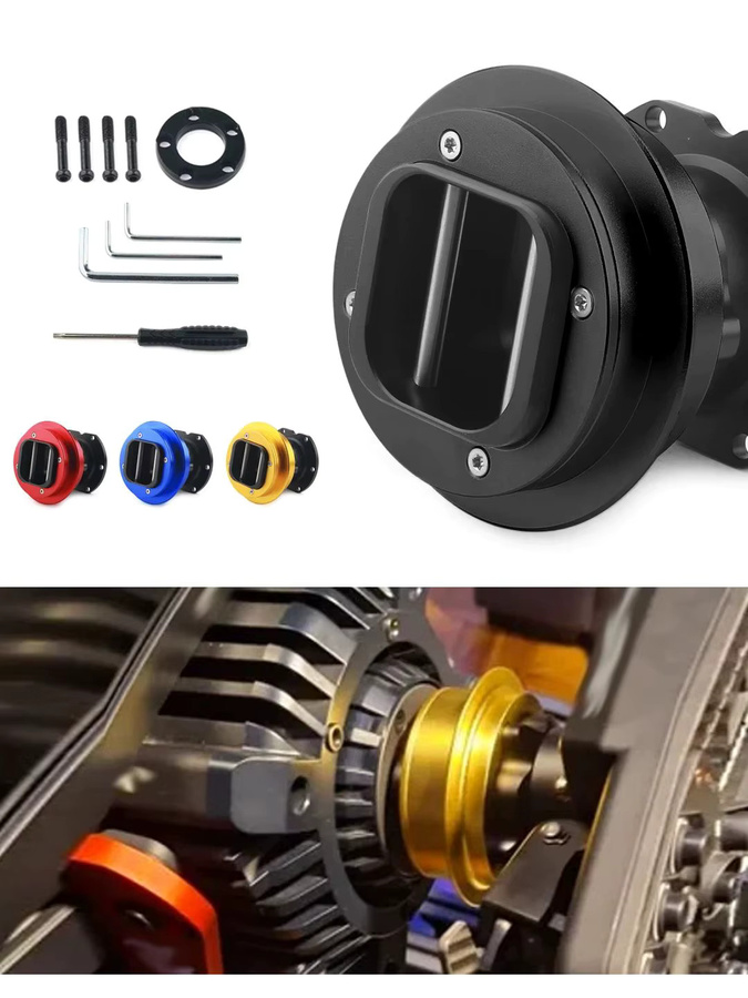 Fanatec QR2 Wheel-side und QR2 Pro Wheel-side Upgrade für Gran Turismo DD Pro Lenkradzubehör in Gelb - Bild 3