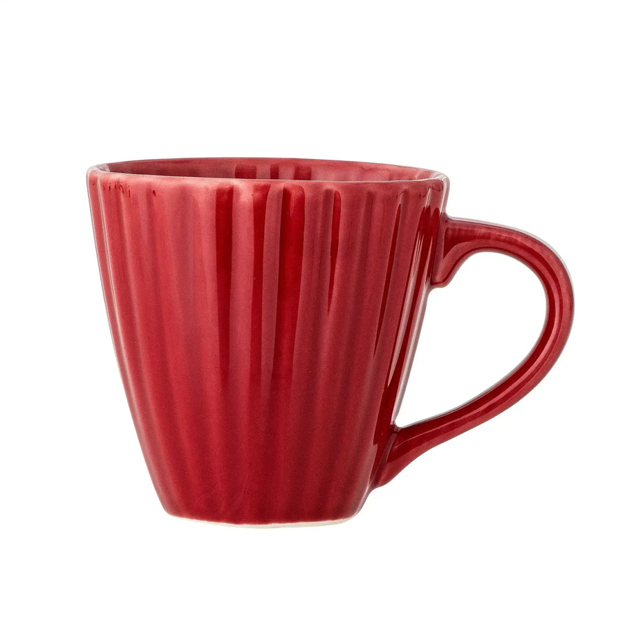 Bloomingville Becher aus Keramik in Rot Latina - Bild 1