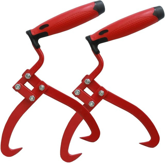 TrutzHolm 2er Set Handpackzangen mit Handhebehaken in Rot - Bild 1