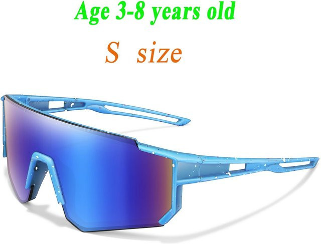 Sonnenbrille Kinder Baseball, Unisex, Vollrand, blue - Bild 1