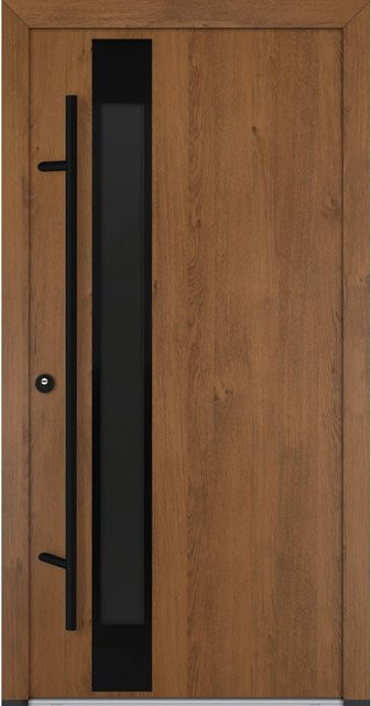 FM Türen Innenbeschläge Set AS68 Modell 34 Winchester Links in Braun mit Stahlbeschlägen B: 110 cm, H: 210 cm - Bild 1