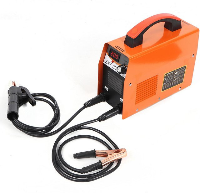Aimo ARC MMA 120A Inverter Stabschweißgerät Set in Orange - Bild 1