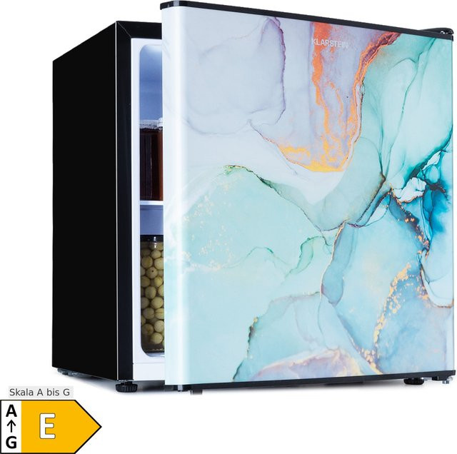 Klarstein Mini-Kühlschrank mit Gefrierfach, 45 l, Multicolour, EEK E - Bild 1