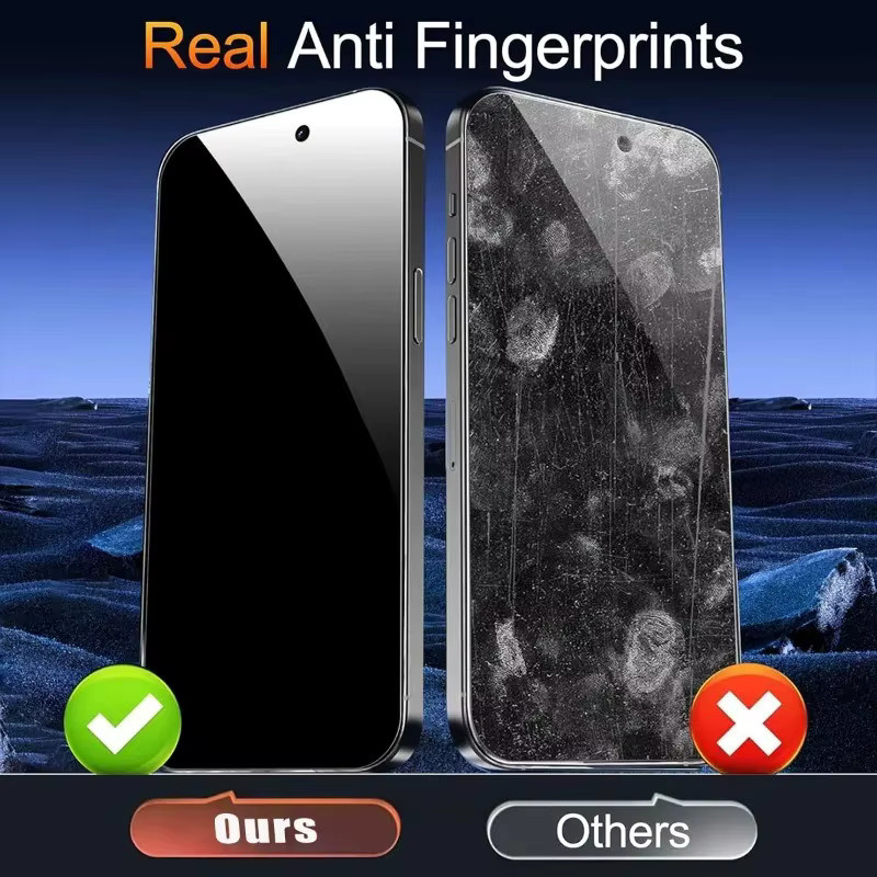3 Stück Privatsphäre HD gehärtete Glas Displayschutzfolie für Apple iPhone 17 16 15 14 13 12 11 Pro Max Plus Pro Mini in Transparent - Bild 4