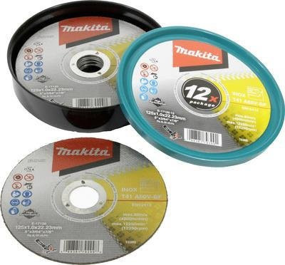Makita Trennscheibe gerade 125 mm, 12er Set, Multicolor - Bild 1