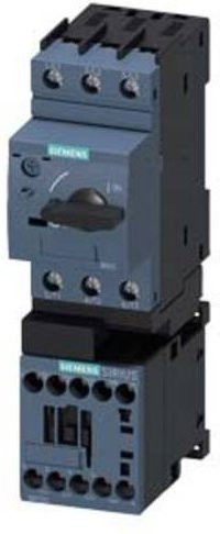 Siemens Verbraucherabzweig 3RA2110-0EA15-1AP0 in Grau mit 0,3A Nennstrom und 0,09kW Motorleistung bei 400V - Bild 1