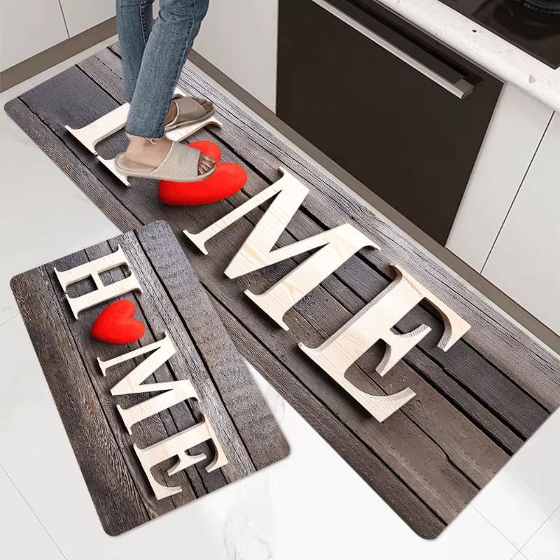VIKAMA Moderne bedruckte Küchen-Bodenmatte und rutschfeste Fußmatte für Küche, Flur und Wohnzimmer - Bild 2