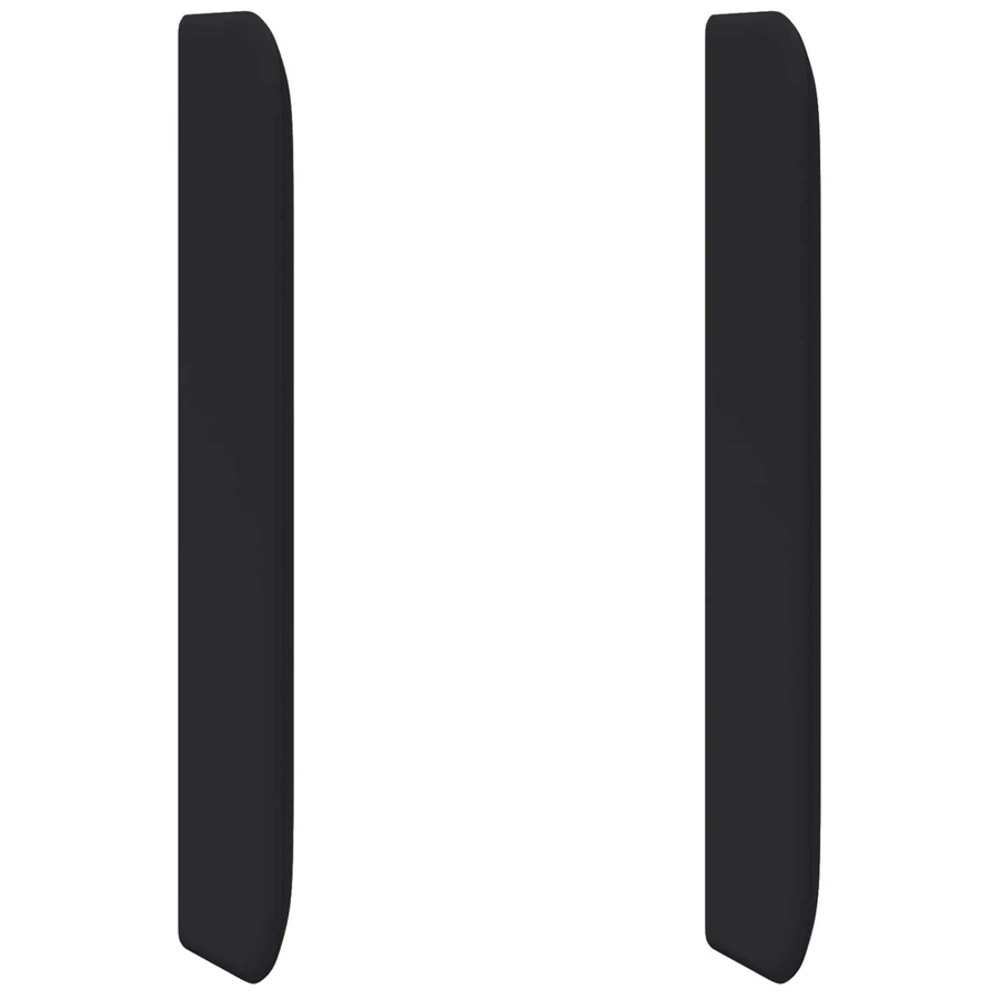 vidaXL Kopfteil Ohr in Schwarz aus Kunstleder, modern gepolstertes Bettteil, Breite: 80 cm, Tiefe: 16 cm, Höhe: 4 cm - Bild 2