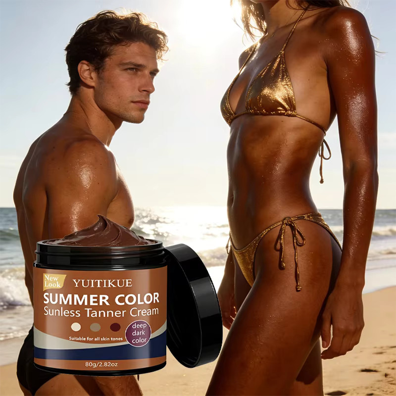 YUITIKUE Summer Color Selbstbräuner Körpercreme, 80g, Unisex - Bild 2