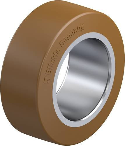 Blickle Bandage Rad Durchmesser: 200 mm Tragfähigkeit: 1400 kg Farbe: Braun - Bild 1