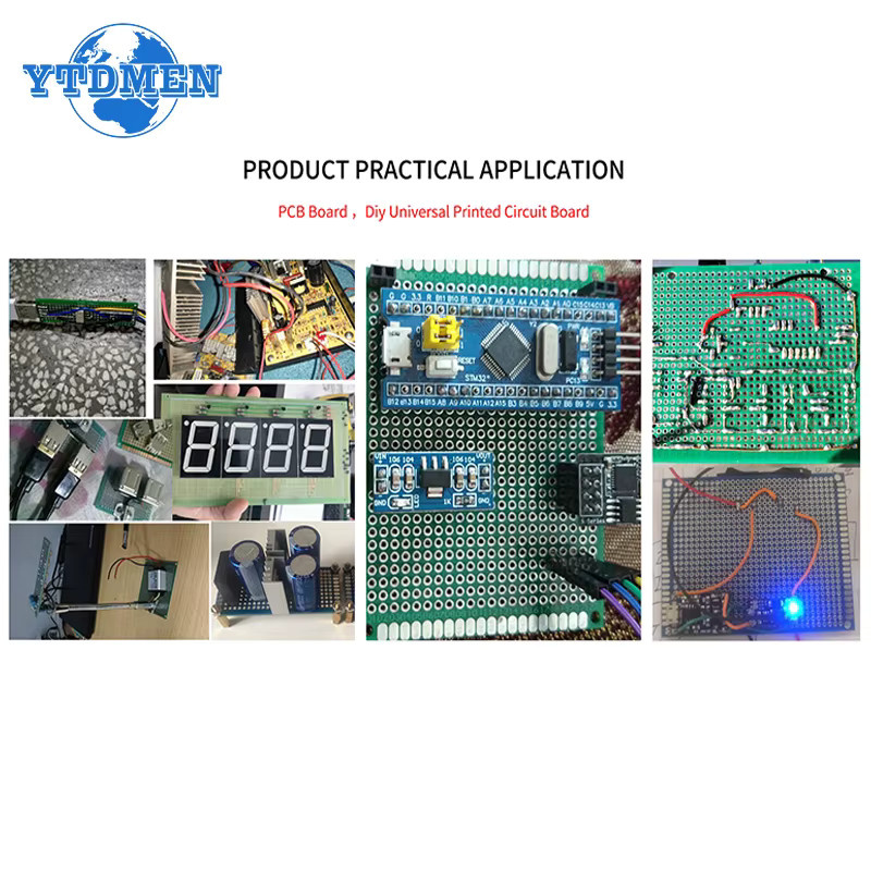 YTDMEN PCB Prototyp Board Kit einseitige universelle Leiterplatten in Grün - Bild 2