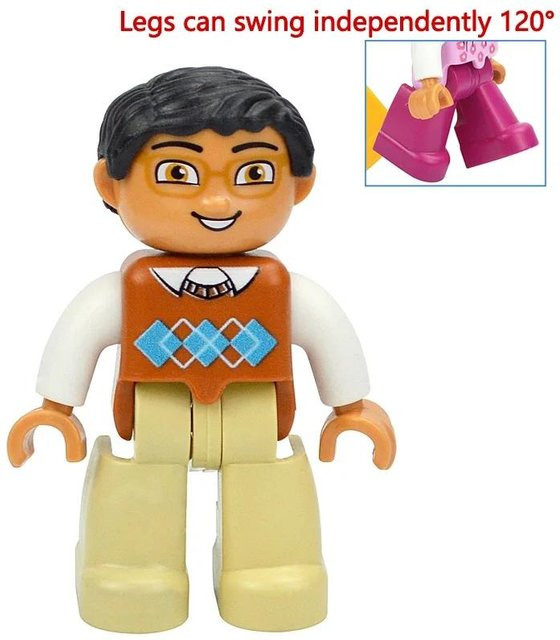 Yiran toy Familienfiguren, Baustein, Prinzessin, Piraten, Polizei, ab 3 Jahren - Bild 1