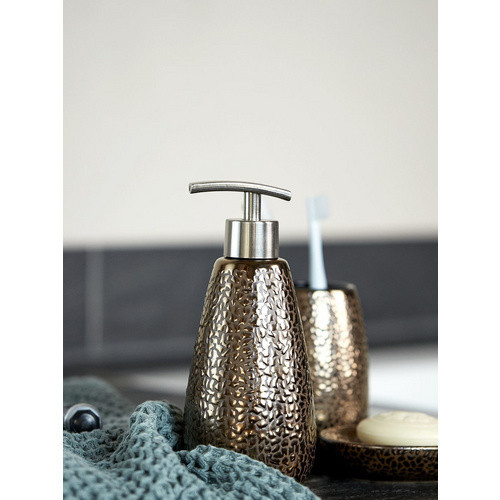 Wenko Bad-Accessoire-Set Marrakesh 3-teilig aus Keramik in Braun - Bild 4