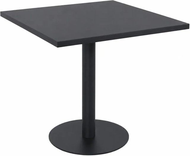 DELUKE Bistrotisch LENA Eckig Schwarz B/T/H: 70 x 70 x 73 cm - Bild 1