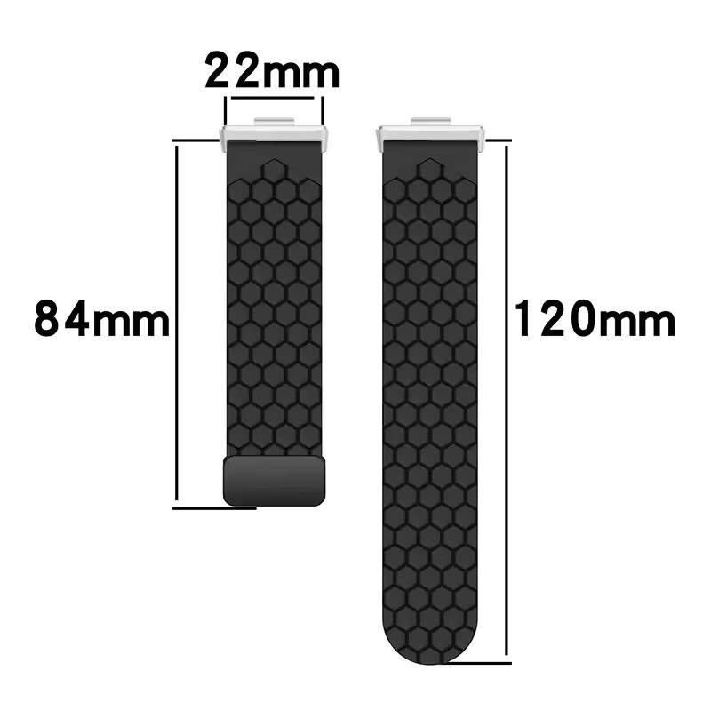 Hiyii Uhrenarmband Silikon, Magnetische Schließe, Unisex - Bild 5