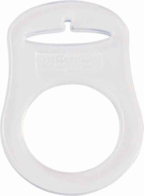 HobbyFun Silikonring für Schnullerketten transparent - Bild 1
