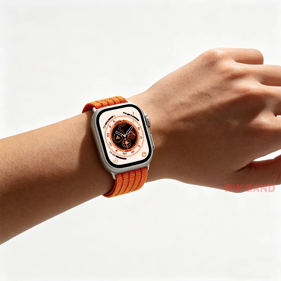 RWBANDS Uhrenarmband Nylon, orange, Unisex - Bild 4