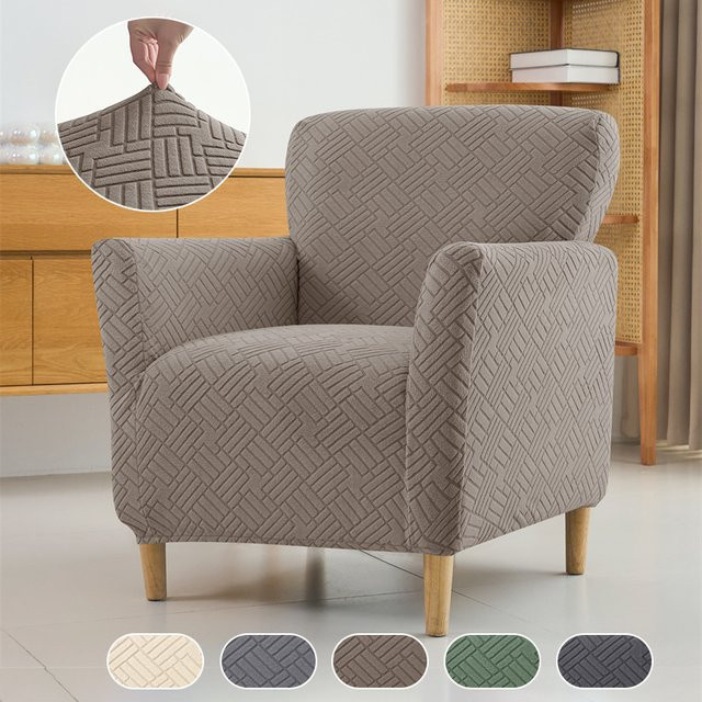 WANERQU Elastischer Sofa Schonbezug aus Jacquard für Sessel und Clubstühle - Bild 1