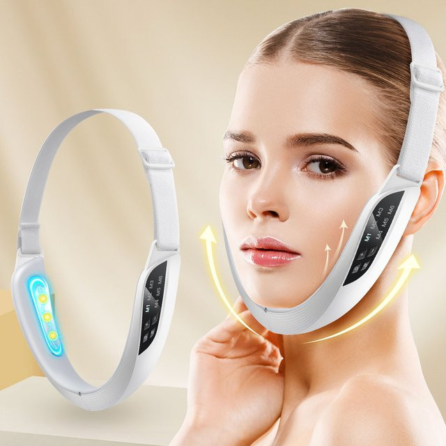 PASTSKY Face Lifting Massagegerät, LED Photonentherapie, Unisex - Bild 1