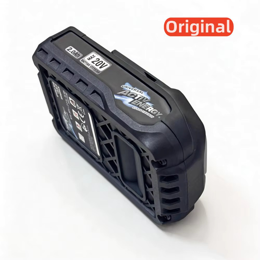 Jedila Wiederaufladbare Batterie für ACTIV ENERGY 20V Elektrowerkzeuge, Farbe: Schwarz - Bild 4