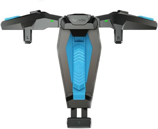 Zenzone Faltbarer Handy-Gaming-Controller mit Joystick und Trigger-Tasten für iOS und Android, Schwarz - Bild 1