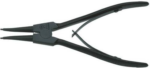 C.K Seegeringzange T3711 für Außenringe 40-100mm in Schwarz mit gerader Spitzenform - Bild 1