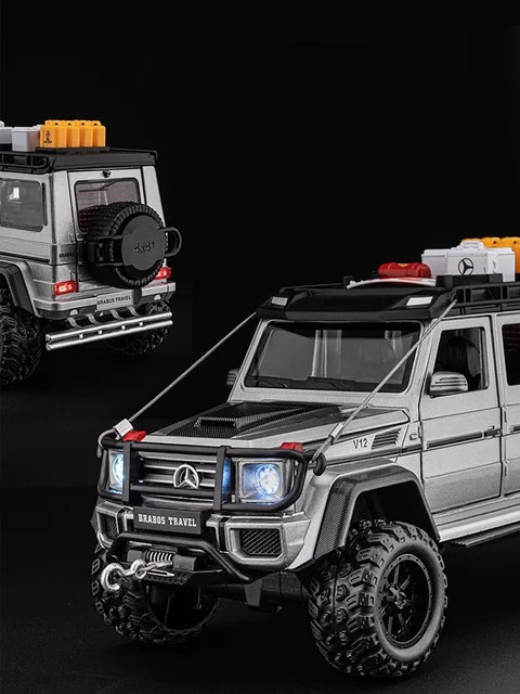Mercedes-Benz G550 4X4, Modellauto, 1:24, Metalllegierung, Schwarz - Bild 1