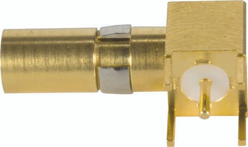 HARTING Koaxialkontakt 09030006162 aus Messing mit Goldbeschichtung - Bild 1